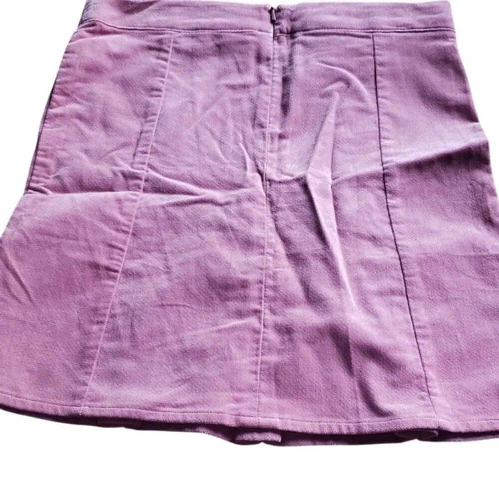 Gymboree Girls‎ Pink Corduroy Floral Embroidered Adj Waist Skirt Size 9 NWT
